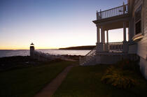 Marshall Point Light dans le Maine. © Philip Plisson / Plisson La Trinité / AA13125 - Nos reportages photos - Lumière