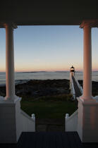 Marshall Point Light in Maine. © Philip Plisson / Plisson La Trinité / AA13127 - Photo Galleries - American Lighthouses