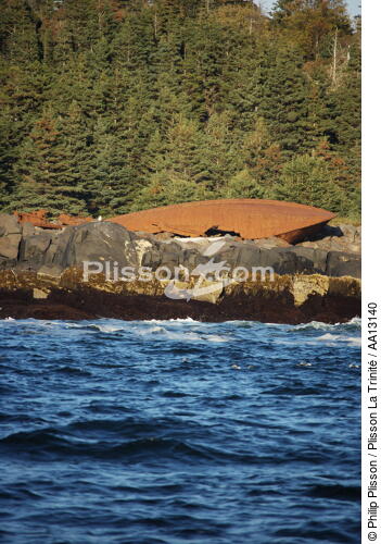Monhegan island in Maine. - © Philip Plisson / Plisson La Trinité / AA13140 - Photo Galleries - Rock