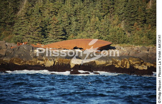 Monhegan island in Maine. - © Philip Plisson / Plisson La Trinité / AA13141 - Photo Galleries - Rock
