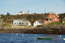 Monhegan island light in Maine. © Philip Plisson / Plisson La Trinité / AA13142 - Photo Galleries - Lighthouse [Maine]