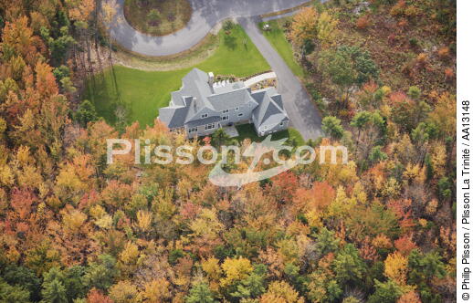 Autumn in Maine. - © Philip Plisson / Plisson La Trinité / AA13148 - Photo Galleries - Interior landscape