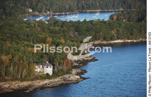 Paysage dans le Maine. - © Philip Plisson / Plisson La Trinité / AA13163 - Nos reportages photos - Maine
