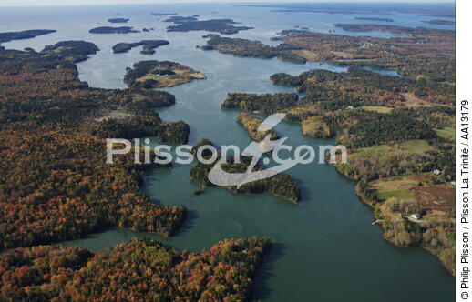 Paysage dans le Maine. - © Philip Plisson / Plisson La Trinité / AA13179 - Nos reportages photos - Maine
