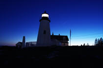 Pemaquid Point Light dans le Maine. © Philip Plisson / Plisson La Trinité / AA13226 - Nos reportages photos - Ciel bleu