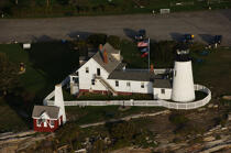 Pemaquid Point Light in Maine. © Philip Plisson / Plisson La Trinité / AA13228 - Photo Galleries - Lighthouse [Maine]