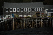 New Harbor dans le Maine. © Philip Plisson / Plisson La Trinité / AA13238 - Nos reportages photos - Quai