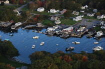New Harbor dans le Maine. © Philip Plisson / Plisson La Trinité / AA13239 - Nos reportages photos - Ville [Maine]
