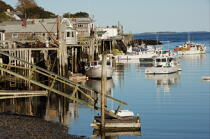 New Harbor dans le Maine. © Philip Plisson / Plisson La Trinité / AA13253 - Nos reportages photos - Ville [Maine]