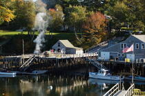 New Harbor in Maine. © Philip Plisson / Plisson La Trinité / AA13254 - Photo Galleries - Town [Maine]