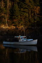 New Harbor dans le Maine. © Philip Plisson / Plisson La Trinité / AA13261 - Nos reportages photos - Lumière