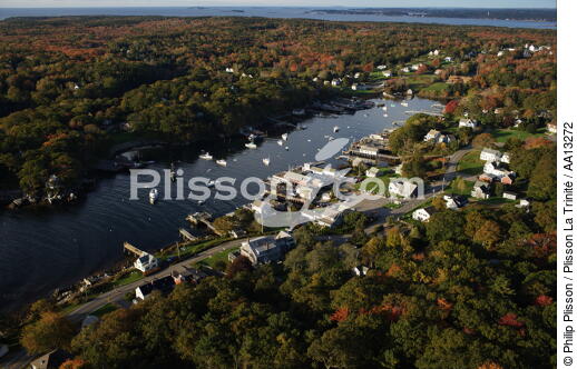 New Harbor dans le Maine. - © Philip Plisson / Plisson La Trinité / AA13272 - Nos reportages photos - Ville [Maine]