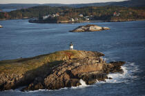 Pond Island Light in Maine. © Philip Plisson / Plisson La Trinité / AA13276 - Photo Galleries - American Lighthouses