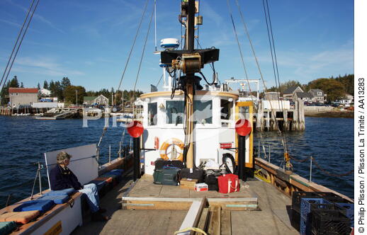 Port Clyde in Maine. - © Philip Plisson / Plisson La Trinité / AA13283 - Photo Galleries - Ferry