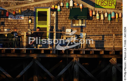 Port Clyde dans le Maine. - © Philip Plisson / Plisson La Trinité / AA13294 - Nos reportages photos - Ville [Maine]