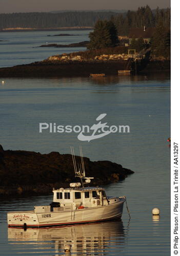 Port Clyde in Maine. - © Philip Plisson / Plisson La Trinité / AA13297 - Photo Galleries - Town [Maine]