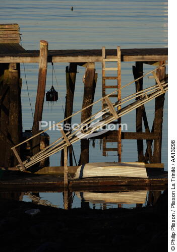 Port Clyde dans le Maine. - © Philip Plisson / Plisson La Trinité / AA13298 - Nos reportages photos - Ville [Maine]