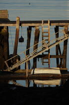 Port Clyde dans le Maine. © Philip Plisson / Plisson La Trinité / AA13298 - Nos reportages photos - Barque