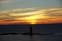 Ram Island Ledge Light in Maine. © Philip Plisson / Plisson La Trinité / AA13302 - Photo Galleries - American Lighthouses