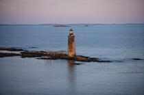 Ram Island Ledge Light in Maine. © Philip Plisson / Plisson La Trinité / AA13303 - Photo Galleries - Lighthouse [Maine]