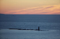 Ram Island Ledge Light in Maine. © Philip Plisson / Plisson La Trinité / AA13310 - Photo Galleries - Sunset