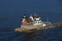 Rockland Breakwater Light. © Philip Plisson / Plisson La Trinité / AA13322 - Photo Galleries - Lighthouse [Maine]