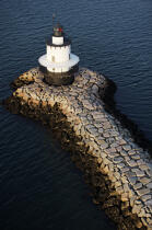 Spring Point Ledge Light in Maine. © Philip Plisson / Plisson La Trinité / AA13338 - Photo Galleries - Lighthouse [Maine]