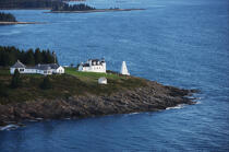 Tenants Harbor Light. © Philip Plisson / Plisson La Trinité / AA13339 - Photo Galleries - Lighthouse [Maine]