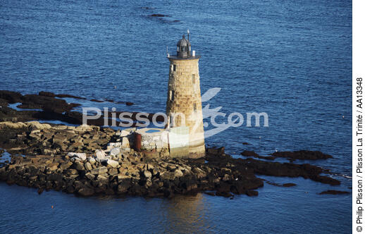 Whaleback Light in Maine. - © Philip Plisson / Plisson La Trinité / AA13348 - Photo Galleries - Maine