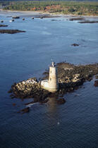 Whaleback Light in Maine. © Philip Plisson / Plisson La Trinité / AA13350 - Photo Galleries - American Lighthouses