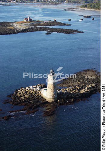 Whaleback Light in Maine. - © Philip Plisson / Plisson La Trinité / AA13351 - Photo Galleries - Lighthouse [Maine]