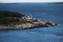 White Head Light in Maine. © Philip Plisson / Plisson La Trinité / AA13353 - Photo Galleries - American Lighthouses