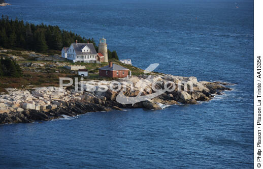 White Head Light in Maine. - © Philip Plisson / Plisson La Trinité / AA13354 - Photo Galleries - Lighthouse [Maine]