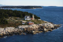 White Head Light in Maine. © Philip Plisson / Plisson La Trinité / AA13355 - Photo Galleries - Lighthouse [Maine]