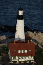 Portland Head Light in Maine. © Philip Plisson / Pêcheur d’Images / AA13357 - Photo Galleries - Lighthouse [Maine]