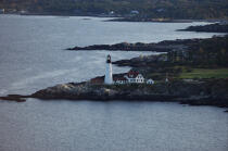 Portland Head Light in Maine. © Philip Plisson / Plisson La Trinité / AA13361 - Photo Galleries - Lighthouse [Maine]