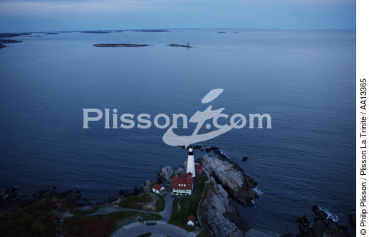 Portland Head Light in Maine. - © Philip Plisson / Plisson La Trinité / AA13365 - Photo Galleries - Lighthouse [Maine]