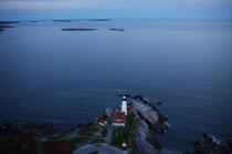 Portland Head Light dans le Maine. © Philip Plisson / Plisson La Trinité / AA13365 - Nos reportages photos - Nouvelle Angleterre