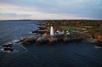 Portland Head Light in Maine. © Philip Plisson / Pêcheur d’Images / AA13367 - Photo Galleries - Lighthouse [Maine]