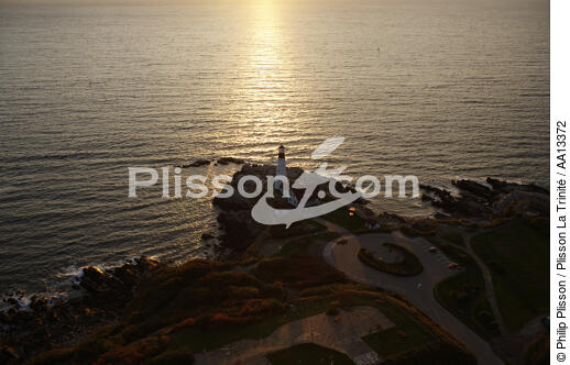 Portland Head Light in Maine. - © Philip Plisson / Plisson La Trinité / AA13372 - Photo Galleries - American Lighthouses