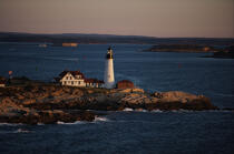 Portland Head Light dans le Maine. © Philip Plisson / Plisson La Trinité / AA13383 - Nos reportages photos - Nouvelle Angleterre