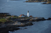 Portland Head Light in Maine. © Philip Plisson / Pêcheur d’Images / AA13384 - Photo Galleries - Lighthouse [Maine]