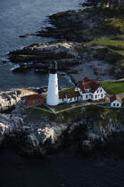 Portland Head Light in Maine. © Philip Plisson / Pêcheur d’Images / AA13385 - Photo Galleries - Lighthouse [Maine]