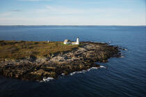 Wood Island Light in Maine. © Philip Plisson / Plisson La Trinité / AA13388 - Photo Galleries - Lighthouse [Maine]