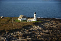 Wood Island Light in Maine. © Philip Plisson / Plisson La Trinité / AA13389 - Photo Galleries - American Lighthouses