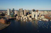 Boston dans le Massachusetts. © Philip Plisson / Plisson La Trinité / AA13403 - Nos reportages photos - Gratte-ciel