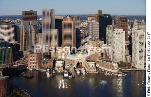 Boston. - © Philip Plisson / Plisson La Trinité / AA13417 - Nos reportages photos - Gratte-ciel