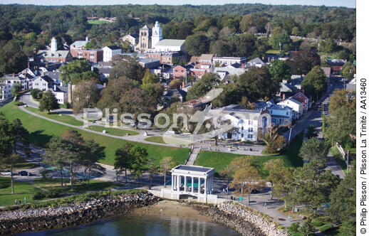 Pilgrim memorial in Plymouth. - © Philip Plisson / Plisson La Trinité / AA13460 - Photo Galleries - Massachusetts