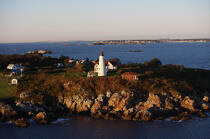 Bakers Island Light dans Massachusetts. © Philip Plisson / Plisson La Trinité / AA13524 - Nos reportages photos - Bakers Island Light