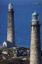 Cape Ann Twin Lighthouse in Massachusetts. © Philip Plisson / Plisson La Trinité / AA13537 - Photo Galleries - United States [The]